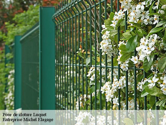 Pose de cloture luquet-65320 Entreprise Michel Elagage
